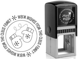 Mittens Custom Self-Inking Stamps by More Than Paper (4924)