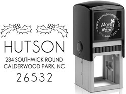 Holly Custom Self-Inking Stamps by More Than Paper