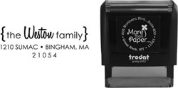 m308 Custom Self-Inking Stamps by More Than Paper (4915)