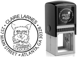 Yorkshire Terrier Custom Self-Inking Stamps by More Than Paper (4924)