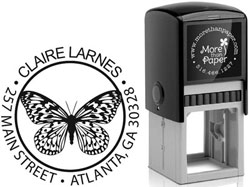 Butterfly Custom Self-Inking Stamps by More Than Paper (4924)