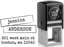 m405 Custom Self-Inking Stamps by More Than Paper (4924)
