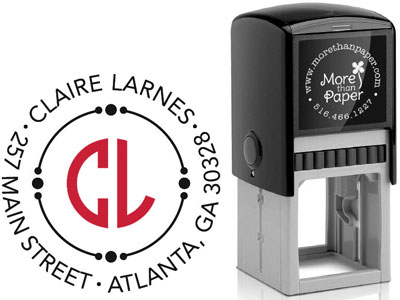 More Than Paper - Custom Self-Inking Stamps (Dual Initial) More Than Paper - Custom Self-Inking Stamps (Dual Initial)