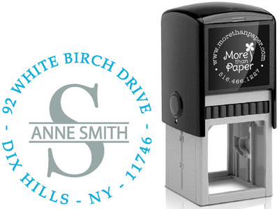 More Than Paper - Custom Self-Inking Stamps (Banded Initial) More Than Paper - Custom Self-Inking Stamps (Banded Initial)