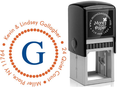 More Than Paper - Custom Self-Inking Stamps (Dotty Frame) More Than Paper - Custom Self-Inking Stamps (Dotty Frame)