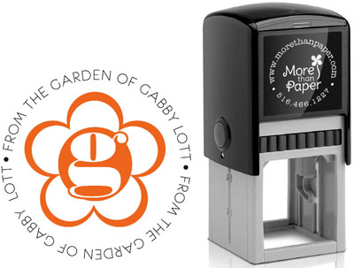 More Than Paper - Custom Self-Inking Stamps (Daisy Initial) More Than Paper - Custom Self-Inking Stamps (Daisy Initial)