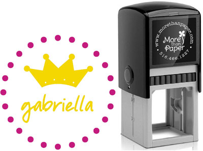 More Than Paper - Custom Self-Inking Stamps (Princess Crown) More Than Paper - Custom Self-Inking Stamps (Princess Crown)