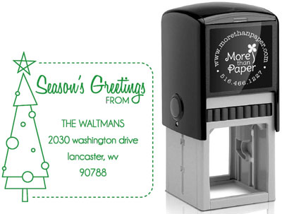 More Than Paper - Custom Self-Inking Stamps (Christmas Tree) More Than Paper - Custom Self-Inking Stamps (Christmas Tree)