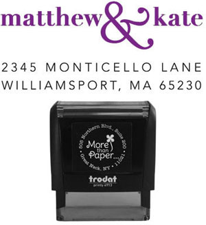 More Than Paper - Custom Self-Inking Stamps (m302) More Than Paper - Custom Self-Inking Stamps (m302)