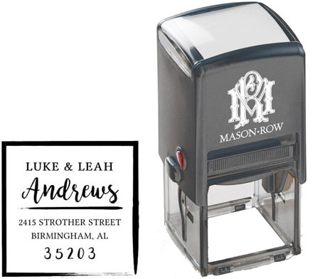 Square Self-Inking Stamp by Mason Row (Andrews) Square Self-Inking Stamp by Mason Row (Andrews)