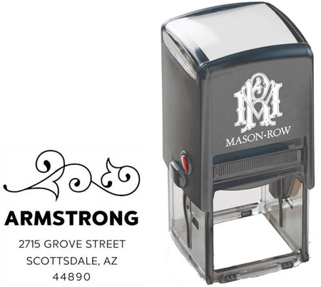 Square Self-Inking Stamp by Mason Row (Armstrong) Square Self-Inking Stamp by Mason Row (Armstrong)