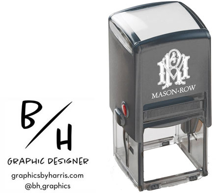 Square Self-Inking Stamp by Mason Row (Brian) Square Self-Inking Stamp by Mason Row (Brian)