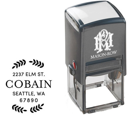 Square Self-Inking Stamp by Mason Row (Cobain) Square Self-Inking Stamp by Mason Row (Cobain)