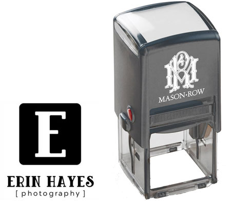 Square Self-Inking Stamp by Mason Row (Erin)