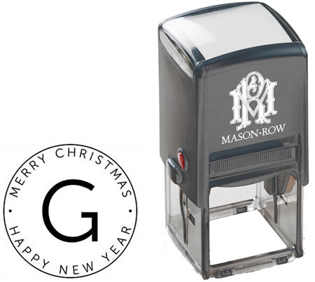 Square Self-Inking Stamp by Mason Row (Garland) Square Self-Inking Stamp by Mason Row (Garland)