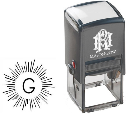 Square Self-Inking Stamp by Mason Row (Gee) Square Self-Inking Stamp by Mason Row (Gee)