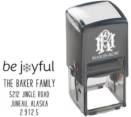 Square Self-Inking Stamp by Mason Row (Joyful) Square Self-Inking Stamp by Mason Row (Joyful)