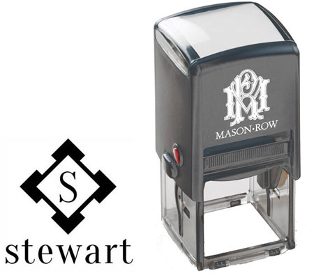 Square Self-Inking Stamp by Mason Row (Stewart) Square Self-Inking Stamp by Mason Row (Stewart)