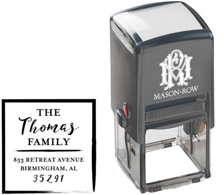 Square Self-Inking Stamp by Mason Row (Thomas) Square Self-Inking Stamp by Mason Row (Thomas)