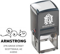 Square Self-Inking Stamp by Mason Row (Armstrong)