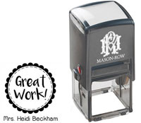 Square Self-Inking Stamp by Mason Row (Beckham)