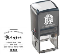 Square Self-Inking Stamp by Mason Row (Bertrand)