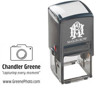 Square Self-Inking Stamp by Mason Row (Chandler)