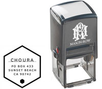 Square Self-Inking Stamp by Mason Row (Choura)