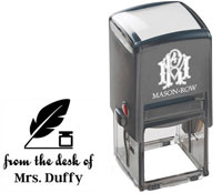 Square Self-Inking Stamp by Mason Row (Duffy)