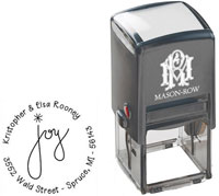 Square Self-Inking Stamp by Mason Row (Elsa)