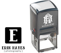 Square Self-Inking Stamp by Mason Row (Erin)