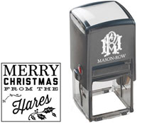 Square Self-Inking Stamp by Mason Row (Hares)