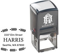 Square Self-Inking Stamp by Mason Row (Harris)