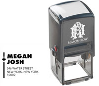 Square Self-Inking Stamp by Mason Row (Megan)