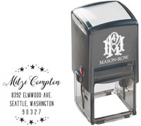 Square Self-Inking Stamp by Mason Row (Mitzi)