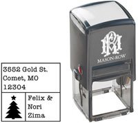 Square Self-Inking Stamp by Mason Row (Nori)