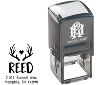 Square Self-Inking Stamp by Mason Row (Reed)