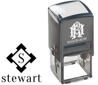Square Self-Inking Stamp by Mason Row (Stewart)