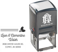 Square Self-Inking Stamp by Mason Row (Walsh)