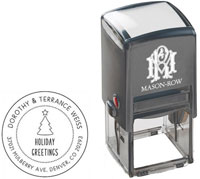 Square Self-Inking Stamp by Mason Row (Weiss)