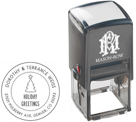 Square Self-Inking Stamp by Mason Row (Weiss) Square Self-Inking Stamp by Mason Row (Weiss)