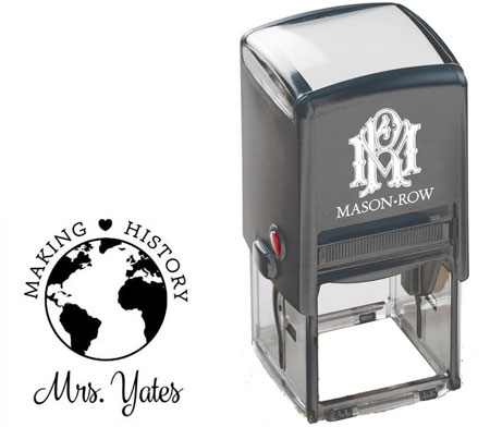 Square Self-Inking Stamp by Mason Row (Yates)