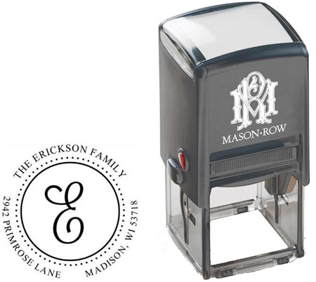 Square Self-Inking Stamp by Mason Row (Erickson)