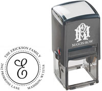 Square Self-Inking Stamp by Mason Row (Erickson)