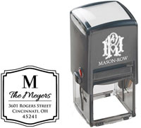 Square Self-Inking Stamp by Mason Row (Meyers)
