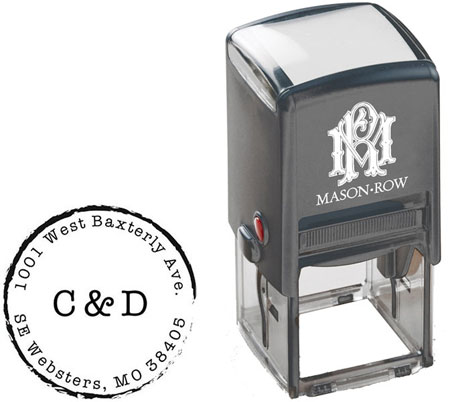 Square Self-Inking Stamp by Mason Row (Christopher) Square Self-Inking Stamp by Mason Row (Christopher)