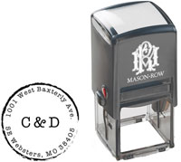 Square Self-Inking Stamp by Mason Row (Christopher)