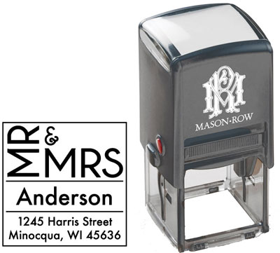 Square Self-Inking Stamp by Mason Row (Anderson) Square Self-Inking Stamp by Mason Row (Anderson)