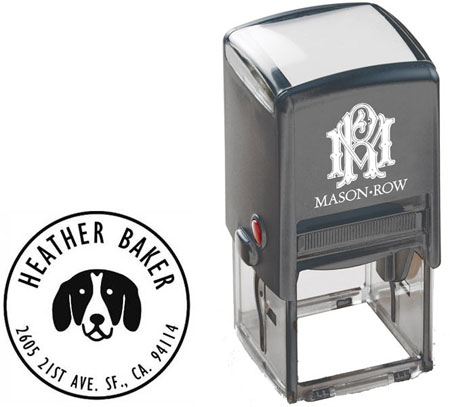 Square Self-Inking Stamp by Mason Row (Baker) Square Self-Inking Stamp by Mason Row (Baker)