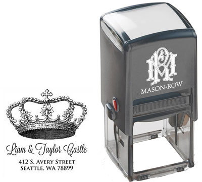 Square Self-Inking Stamp by Mason Row (Castle)